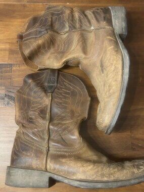 Ariat Rambler Phoenix 11" Boots Mens 13D Pull On Square Toe Cowboy Work 10010944